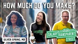 Salary Transparent Street Compilation | Silver Spring, MD