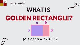 GOLDEN RECTANGLE!! || GOLDEN RATIO || @Jayasreemaths