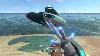 How to Use a Propulsion Cannon on a Seamoth in Subnautica!