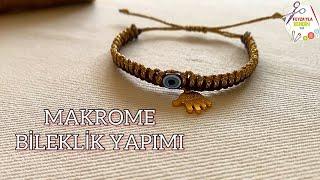 Makrome Bileklik Yapımı | Diy Friendship Bracelet Tutorial