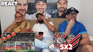 REACT CORINTHIANS 5X2 ATHLETICO PR - PQP GOLEARAM E SAI DO Z4