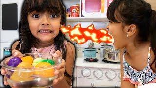 BIA LOBO PRETEND PLAY COOKING FOOD TOYS WITH KITCHEN PLAY SET