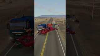 Realistic Highway Car Crashes | CRASH SIMULATION | BEAMNG DRIVE #beamngdrive #realistic #car #crash