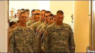 NC National Guard troops getting ready to deploy to Kuwait