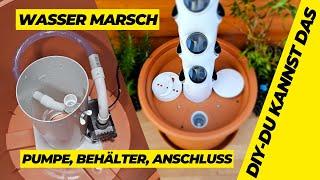 Bauplan | Der Wasserkreislauf! | hydroponic | DIY Pflanzturm selber bauen ohne Erde und ohne Garten