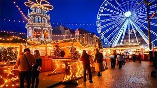 Katowice Christmas Market 4K Poland Walking Tour 2024