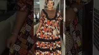 Ankara styles for mature women #shortsvideo, #viralvideo, #dress