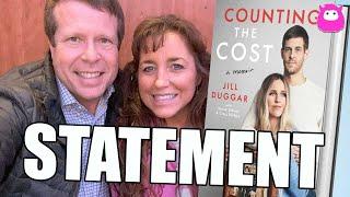 Jim Bob and Michelle Duggar release statement ahead of Jill Duggar’s book release