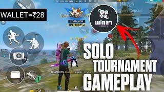 Better than khiladi adda  | Free Fire Solo Tournament Gameplay  | Per Kill 7rs  | Entry 10rs