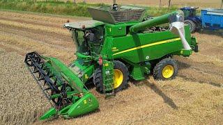 Tarwe Dorsen | Wheat Harvest | Weizen Dreschen  | John Deere | New Holland | Vaia | Graanoogst 2024