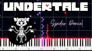 Spider Dance | Undertale PIANO TUTORIAL (Sheet in the description)#undertale#spiderdance