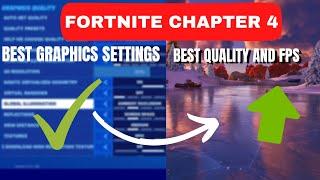 Best Fortnite Chapter 4 PC Graphics Settings - Beautiful Game with Good FPS (read description first)