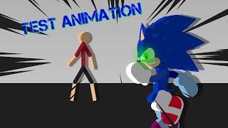 Sonic test animation (Sticknodes pro)