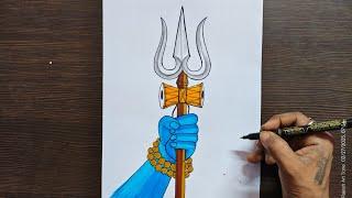 Lord Shiva Drawing Tutorial for beginners || Shiva Drawing