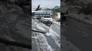 At least seven people have died in flooding in South Africa after heavy rain and snow #itvnews