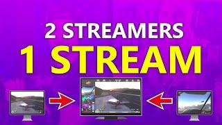 Multiple Streamers in ONE STREAM (not Squad Stream) Multi-streamer multi-location...