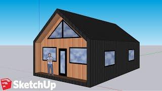 Make a Simple House in SketchUp