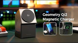 MAXCO Geometry Qi2 Geometry Qi2 Magnetic Charger 3-in-1 Wireless Charger