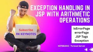 #02 (Practical) Exception Handling in JSP with Arithmetic Operations | Error Page