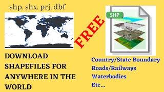 Shapefile Download | How to Download Shapefile Data for any country using DIVA-GIS.