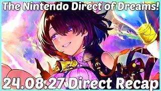 Direct 24/08/27 Was a JRPG Dream! Direct Recap + My Favourites + ATELIER YUMIA INCOMING!