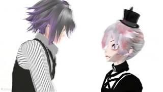 Dont u dare kissing him!![MMD YAOI]