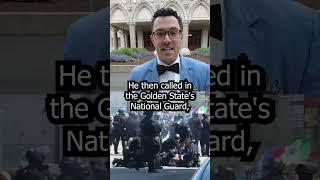 Protests in Connecticut reacting to National Guard activity in California