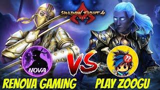 Play Zoogu VS Renova Gaming Again  | YouTuber VS YouTuber ️ | Shadow Fight 4: Arena