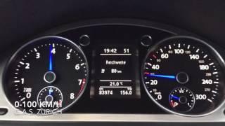 VW Passat R36 Variant 300 PS 0-100 km/h acceleration