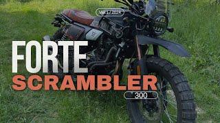 Новый китайский мотоцикл Forte Scrambler 300 Новинка 2024