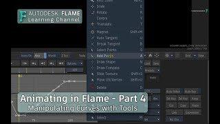 Animating in Flame - P4 - Manipulating the Curve with Tools - Flame 2020.1