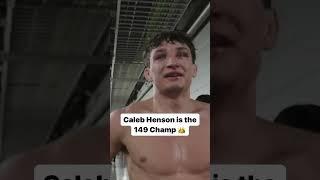 Caleb Henson majored Austin Gomez 15-7 to become your NCAA champion at 149!