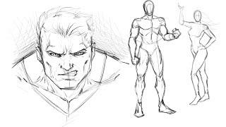 Ram Studios Comics - Live Stream 002 - Proportions and Sketching
