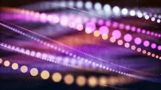 Purple and white dotted lines forming a helix spinning on dark background   Free HD Video Clips