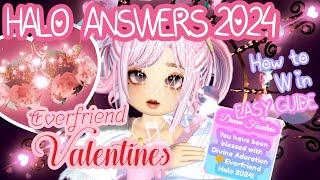 *ALL* NEW HALO ANSWERS To WIN 2024 EVERFRIEND VALENTINES HALO Royale High Fountain Answers Guide