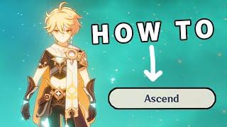 How to ASCEND and Increase your LEVEL Cap ► Genshin Impact