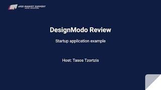 DesignModo Review Startup App Preview Example