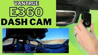 Vantrue E360 - 360 Degree Field of View Dash Camera - Install and Demo - 2024 Subaru Solterra