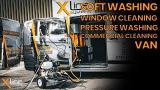 How to Soft Wash, Window Clean & Pressure Wash all from one van, Xline Commercial Cleaning Equipment