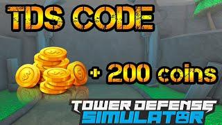 Tower Defense Simulator Code - 200 coins