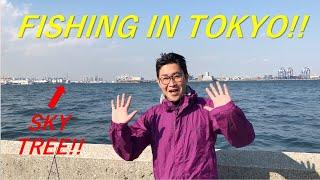 fishing in tokyo!!!! by beginner fisherman.