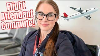 The Real Life Of A Flight Attendant | Commuting to Work!