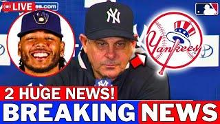 FINALLY CONFIRMED! 2 HUGE NEWS FOR THE YANKEES! FREDDY PERALTA HEADING TO N.Y.? YANKEES NEWS
