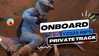 125 Racer Rips On-Board Lap at Private Track with Planet Moto! 