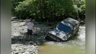 Второй день маршрута п. Новосадовый - п. Пшада. Старую дорогу смыло. 13.06.21г.