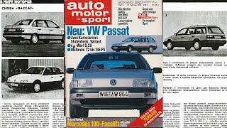 Volkswagen Passat B3 1988: car history highlights