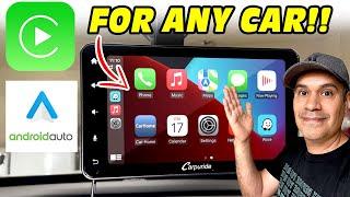 GREAT SOLUTION for Any Car 7inch screen Apple Carplay & Android Auto CARPURIDE W707