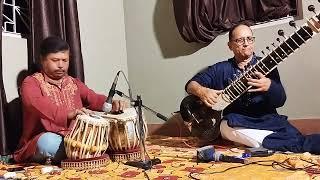 Raag Megh drut teen tal, Aniruddha Sen and tabla by Sri Swarup Moitra.