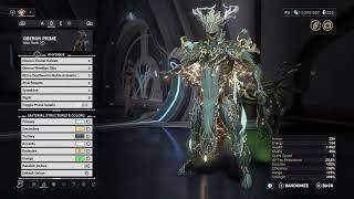 warframe OBERON PRIME fashion frame