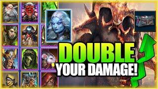 USE THIS BUILD To DOUBLE Your Clan Boss Damage & Take The Top Chest In Raid Shadow Legends